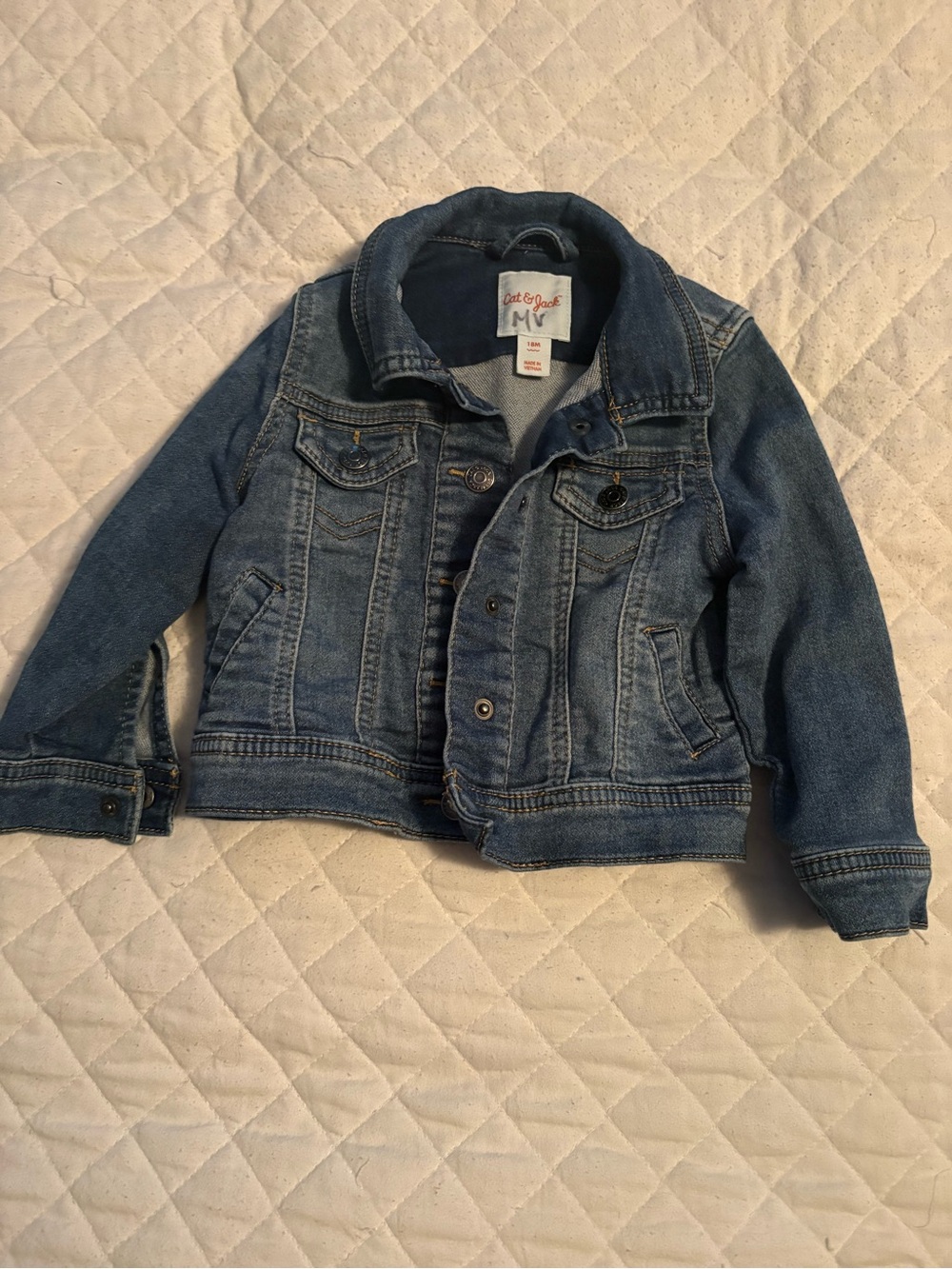 Cat & Jack Light Blue Kids Denim Jacket